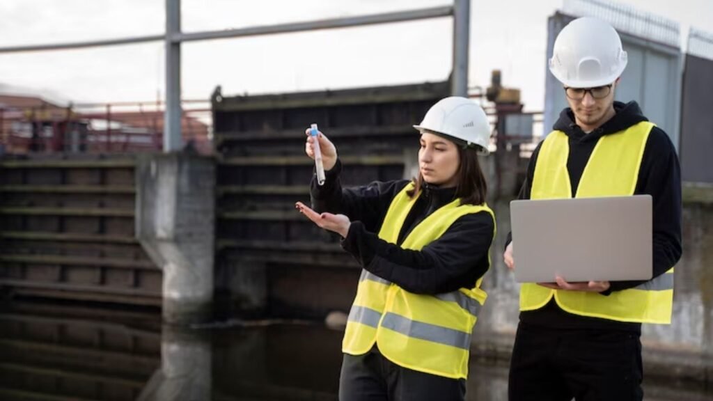 Professional waterproofing team sealing a rooftop to prevent water leakage in UAE